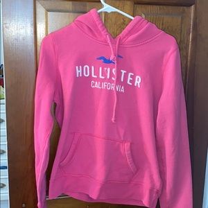 Hollister pink sweatshirt juniors